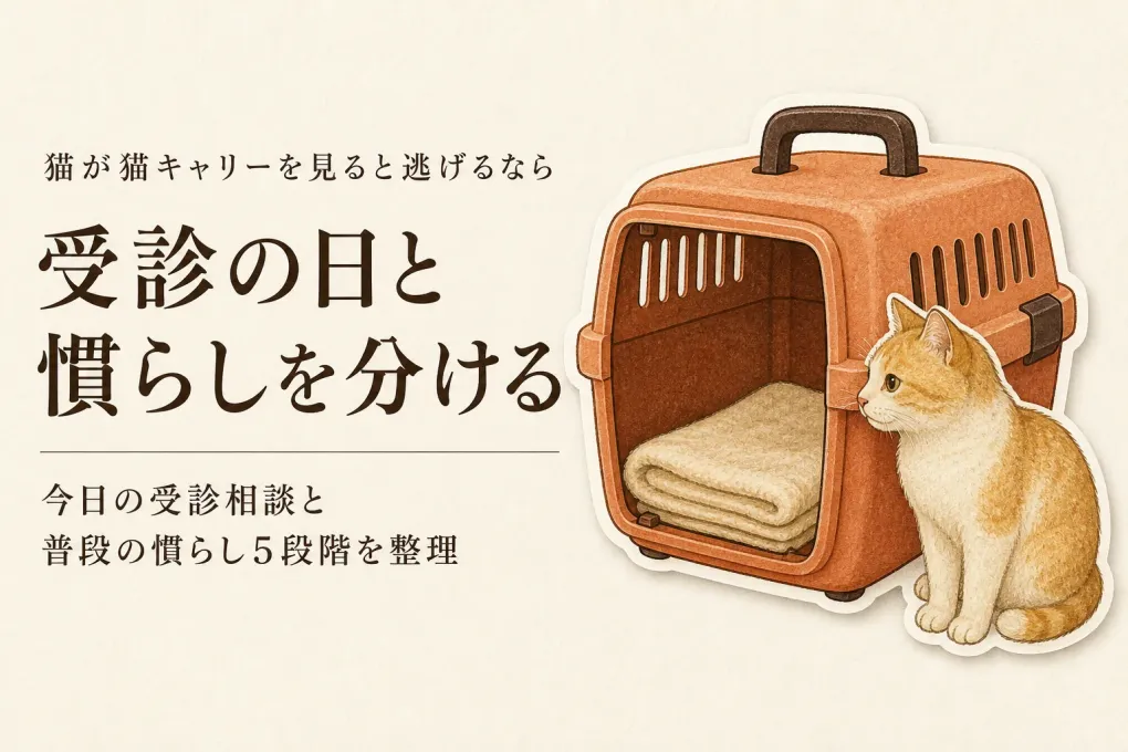 猫がキャリーを見ると逃げるときは？病院へ連れて行くための慣らし方と選び方