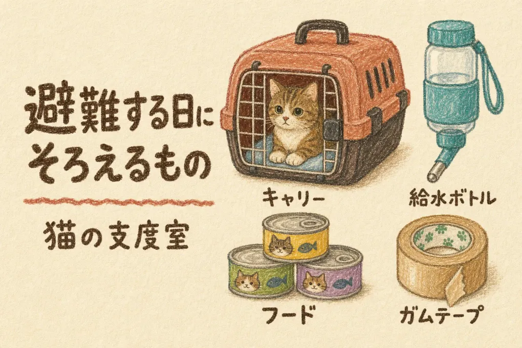猫と避難する日にそろえるもの（と、「防災対応」の表示では分からないこと）