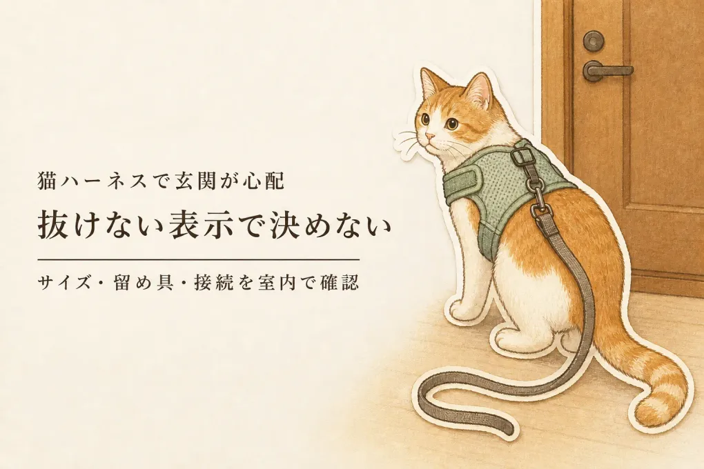 猫ハーネス抜けないランキング｜玄関の飛び出し対策をレビュー数順で比較