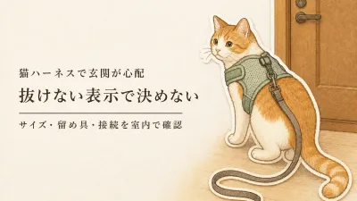 猫ハーネス抜けないランキング｜玄関の飛び出し対策をレビュー数順で比較